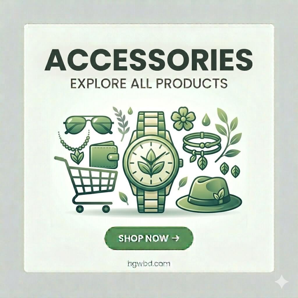 Accessories – Explore all accessories and shop now at hgwbd.com – Bangladesh's trusted health, beauty & lifestyle store