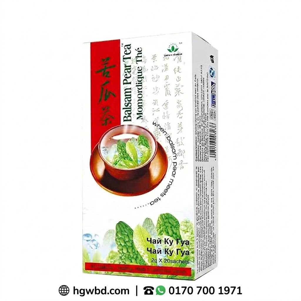 Balsam Pear Tea Momordica Charantia herbal bitter melon tea sachets premium herbal beverage box packaging