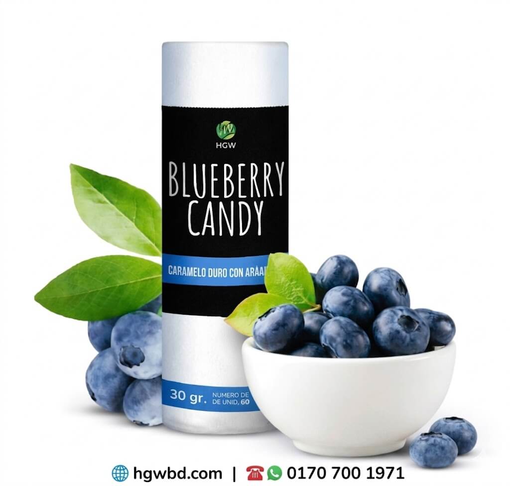 HGW Blueberry Candy – blueberry hard candy – 30g net weight – delicious blueberry flavor candy – hgwbd.com