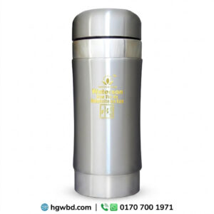 Green World Waterson Flask premium stainless steel water flask with sleek silver design for daily hydration